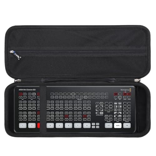 Image of Case for Blackmagic Design ATEM Mini Extreme ISO HDMI Live Stream Switcher (SWATEMMINICEXTISO) - Travel Protective Carrying Storage Bag (for Blackmagic Design ATEM Mini Extreme)