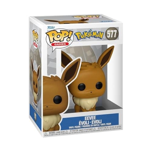 Image of Funko POP! Games: Pokemon - Eevee - Collectable Vinyl Figure - Gift Idea - Official Merchandise - Toys for Kids & Adults - Video Games Fans - Model Figure for Collectors and Display