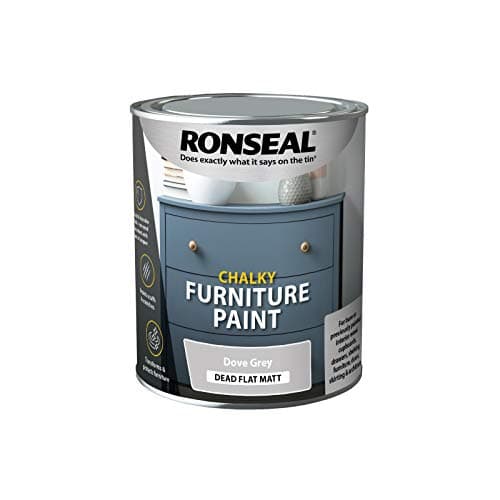 Image of Ronseal Chalky Furniture Paint 750ml Dove Grey