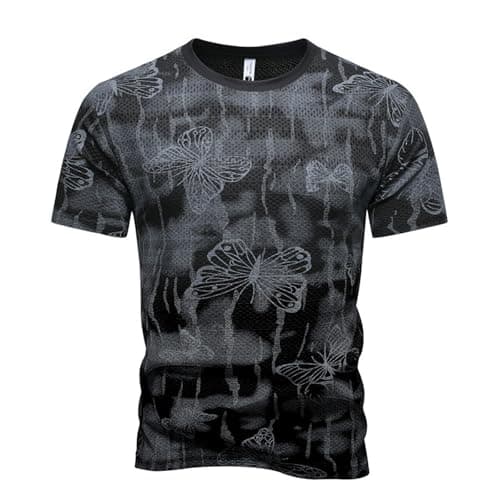 Image of Short Sleeve T-Shirt, Soft, Breathable, Crew Neck, Casual Shirt for Everyday Comfort Style, black, L