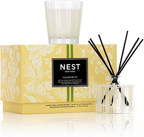 Image of NEST Fragrances Grapefruit Petite Candle & Reed Diffuser Set