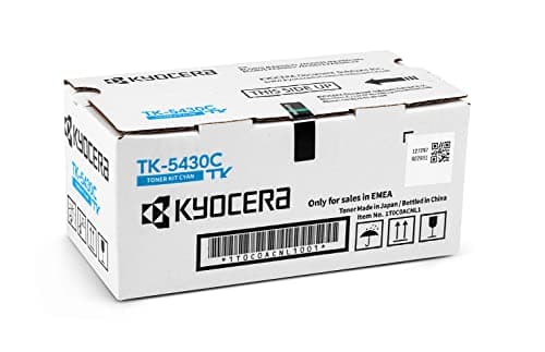 Image of Kyocera TK-5430C Cyan Original Toner Cartridge Compatible with PA2100cx, PA2100cwx, MA2100cfx and MA2100cwfx