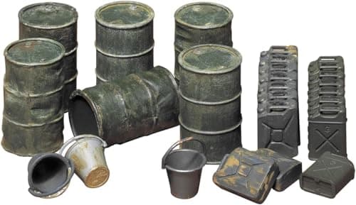 Image of Tamiya 1:35 Scale Jerry Cans Set 35026