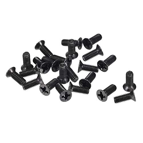 Image of sourcing map M3 x 8mm Phillips Screw Fastener Black for Laptop PC TV Fan Switch 150pcs