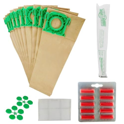 Image of 10 Pack Sebo Hoover Bags X & C Vacuum Cleaner Bags With 10 Filters & Filter Kit | 5093ER Replacement Compatible with X1, X2, X3, X4, X5, XP2, XP3, VB475K, Jeyes Sensor, Taski Stealth, Ensign SM1/2