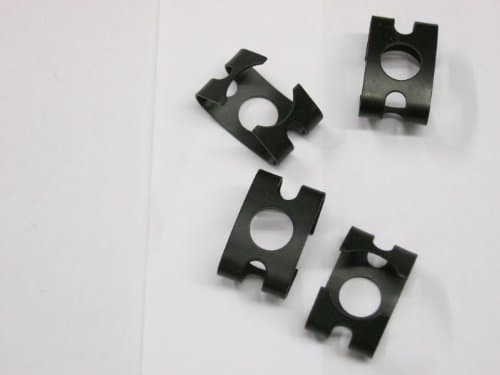 Image of VW GOLF MK2 MK1 CABRIOLET SCIROCCO 1.6 1.8 GTI BRAKE HOSE CLIPS 4D0611715B C923