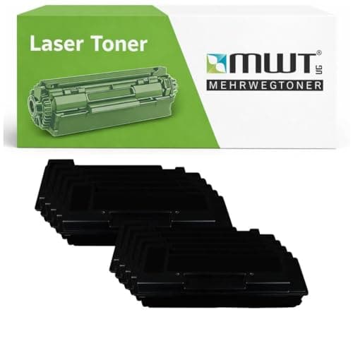 Image of Mehrwegtoner Toner 10x Compatible with Utax LP3228 LP3230 Replaces 4422810010 Black with 15% More Performance