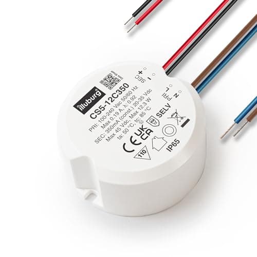 Image of illuburg LED Driver Waterproof IP65 350mA Constant Current 7W - 12W Flickerfree LED Power Supply Transformer