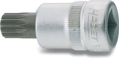 Image of HAZET 8808-6 M6 Internal Serration Profile XZN Screwdriver Socket - CVD-Tin Coated