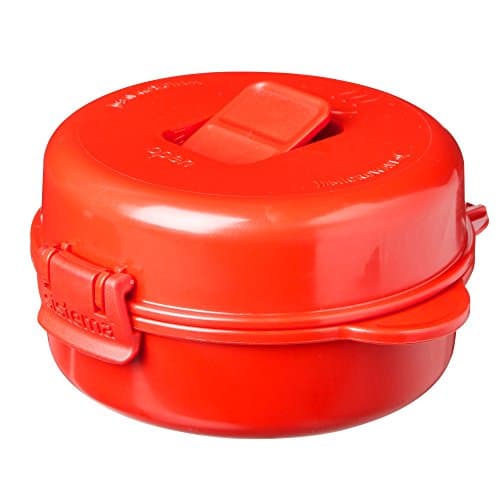 Image of Sistema Red Polypropylene 'Easy Eggs' Microwave Dish