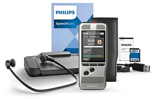Image of Philips Speech DPM6700/02 Pocketmemo Dictation And Transcription Set Voice Recorder