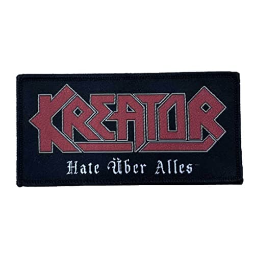 Image of Kreator - Hate Over Alles Sew-On Patch | Logo Patch Thrash Metal, black, One Size