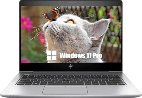 Image of HP EliteBook 830 G5 Business Laptop, 13.3-Inch FHD (1920x1080), Intel Core i7-8650U, 8GB RAM, 256GB SSD, US QWERTY Keyboard, Windows 11 Pro (Renewed)