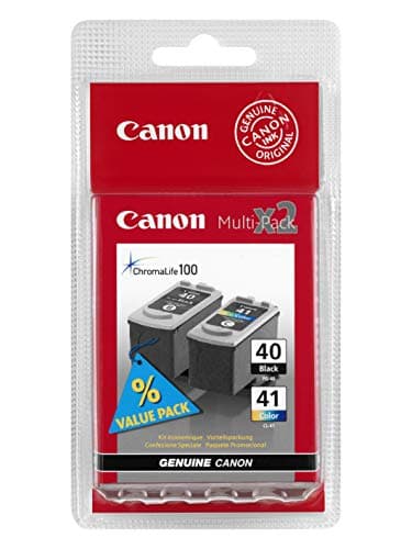Image of Canon PG-40/CL-41 Original Ink Cartridge 3 Colours 16/12ml (Black/White/Colour) (2 Pieces)