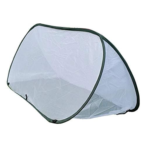 Image of GardenSkill Pop-Up Cloche Tunnel with Insect Mesh Cover - Garden Grow-House and Carrot Fly Protection (1.5m x 0.6m x 0.6m high)