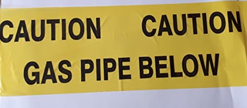 Image of Ali's DIY Gas Pipe Below Warning Tape - 20 Metre Custom Cut Length