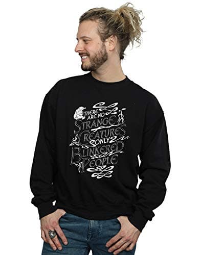 Image of Absolute Cult Fantastic Beasts Men's Strange Creatures Sweatshirt Black Large