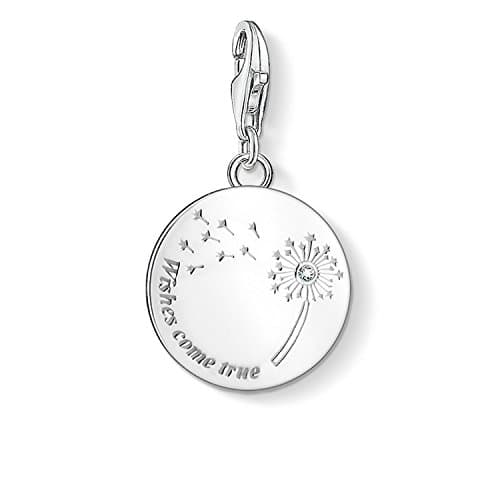 Image of Thomas Sabo Charm pendant dandelion WISHES COME TRUE 925 Sterling Silver