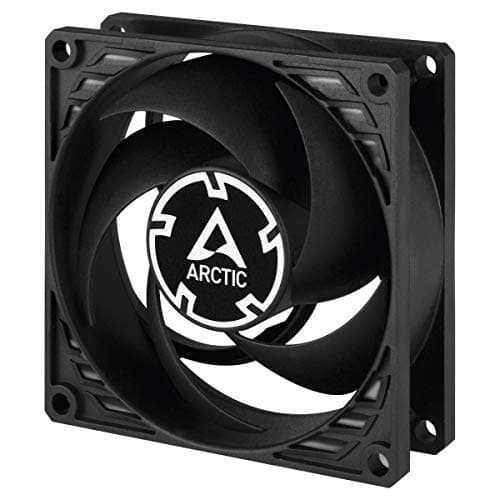 Image of ARCTIC P8 Silent - PC fan, 80 mm case fan, optimised for static pressure, virtually silent fan motor, PC, 1600 rpm - Black