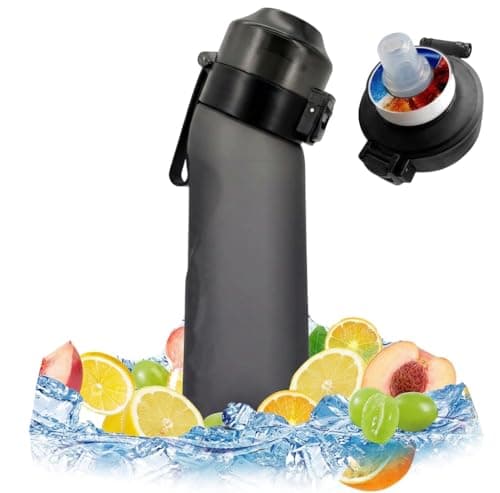 Image of VIOHOOK Air Water Bottle with Flavour Pods, 650ML Fruit Scented Water Bottle With Cola Flavour Pods, Starter Set 0 Sugar Calorie Water Cup BPA Free &Leak Proof for Gym Sports Outdoor