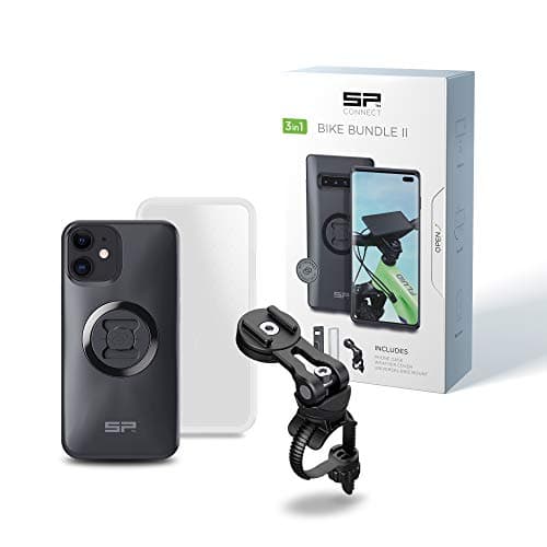 Image of SP Connect Bike Phone Holder | Premium Mobile Phone Holder for MTB Cycling | Electric Bicycle Cell-Phone Holders Smartphone iPhone Samsung | Mountain Road Bike E-Bike Cell Phone Mounts Accessories