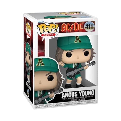 Image of Funko POP! Rocks: AC/DC - Angus Young - Collectable Vinyl Figure - Gift Idea - Official Merchandise - Toys For Kids & Adults - Model Figure for Collectors and Display