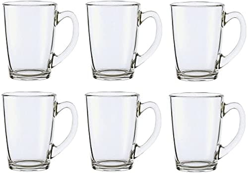 Image of Luminarc New Morning Set Of 6 Clear Mugs 32cl