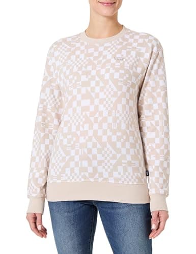 Image of Vans Classic beige crew neck sweater, Beige,XXS