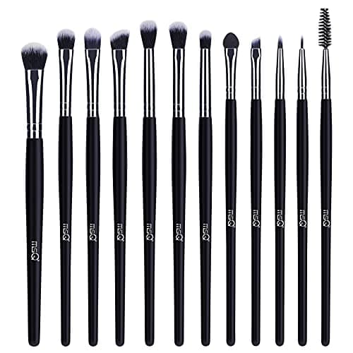 Image of MSQ 12pcs Eyeshadow Brushes Professional Eye Makeup Brush Set Makeup Brushes for Liquid, Cream & Powder Eyeshadow & Eye Liner Application,Synthetic Bristles