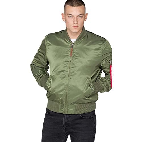 Image of Alpha Industries MA-1 VF 59 Bomber Jacket for Men Dark Green
