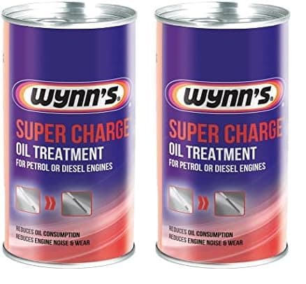 Image of Wynn's Super Charge Oil Treatment Compression Restoring Additive For Petrol & Diesel Engines 425ml (Pack of 2)