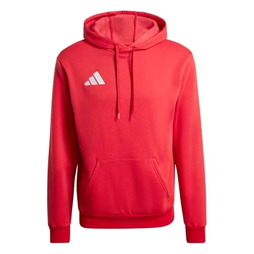 Image of adidas Men's Entrada26 Hoodie, team power red 2/white, M