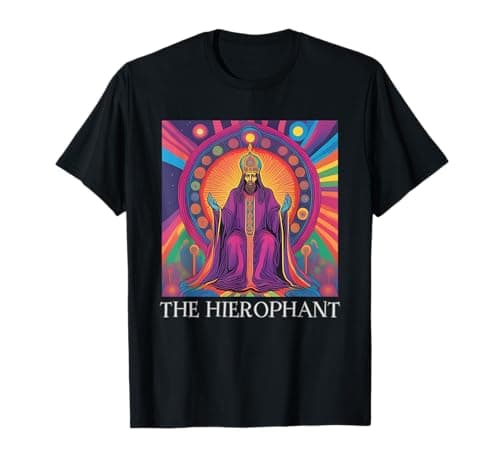 Image of The Hierophant Tarot Card, Hierophant. Tarot, Tarot Cards T-Shirt