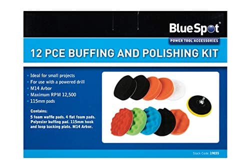 Image of Bluespot 19035 12pce Buffing and Polishing Kit