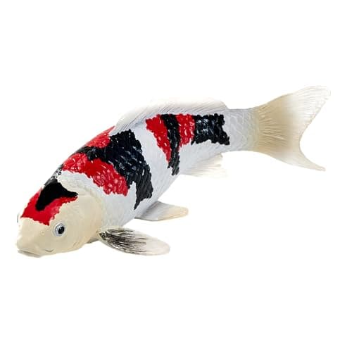 Image of MOJO - Showa Sanshoku Koi | Hand-Painted Toy | Sealife Collection | True to Life & Highly Detailed | Designed in the UK