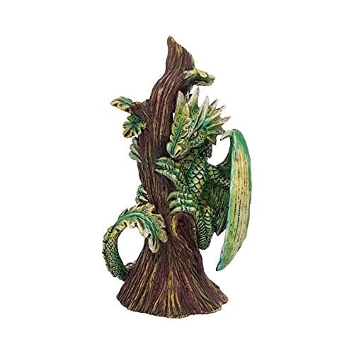 Image of Nemesis Now Anne Stokes Age Small Forest Dragon Figurine, Green