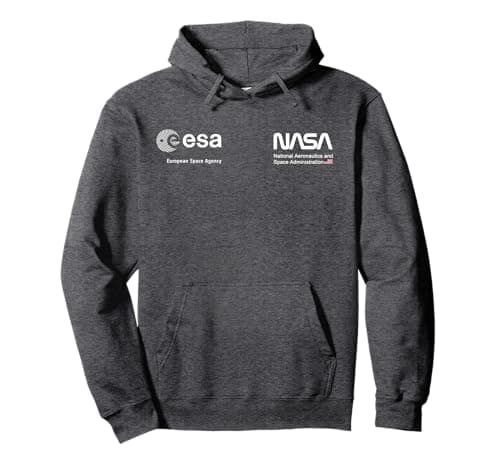 Image of NASA Worm and ESA Logo famous and classic Pullover Hoodie