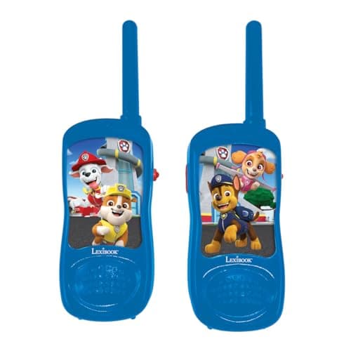 Image of Lexibook, Paw Patrol, Walkie-talkies, communication game for children, Belt clip for transport, Battery operated, Blue, TW11PALXB