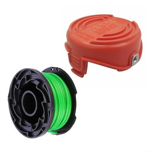 Image of Crabop 6m x 2mm Trimmer Line Spool with Heavy Duty Cover Cap for Black Decker GL7033 GL8033 GL9035 Grass trimmer Parts