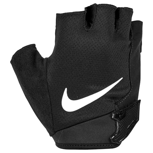 Image of Nike Men's Vapor Elite Fitness Gloves Gym Training Grip Gloves Workout Strength Training, Black/Black/White, L