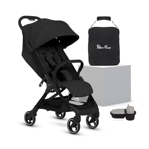 Image of Silver Cross - Clic 2 Compact Stroller, Travel Bag & Snack Tray - Travel Stroller for Life On The Go - Foldable & Lightweight - Suitable from Birth to 4 Years - Space