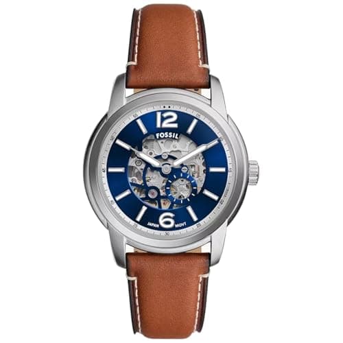 Image of Fossil Heritage Watch for Men, Automatic Movement with Stainless Steel or Leather Strap