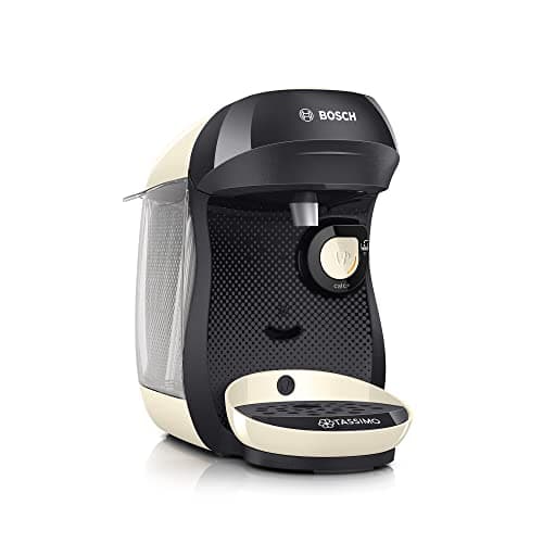 Image of Bosch Tassimo TAS1007GB Happy Coffee Machine, Plastic Cream