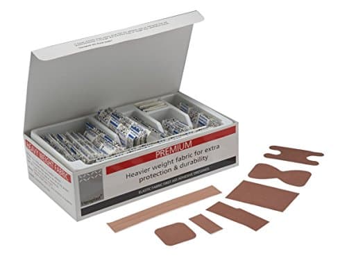 Image of Sterostrip Steroplast Premium Elastic Fabric Plasters in 7 sizes - Pack of 100 Assorted