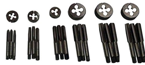 Image of OMEX NEW BSW TAP DIE SET 3/16" - 1/2" - 24 PCS SET - BRITISH STANDARD WHITWORTH
