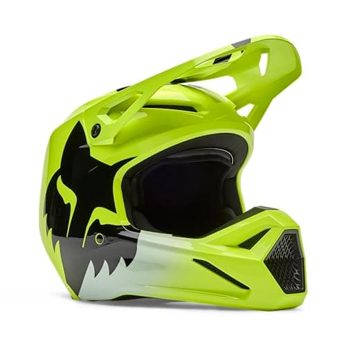 Image of Helmet Fox V1 Shield Fluo Yellow M
