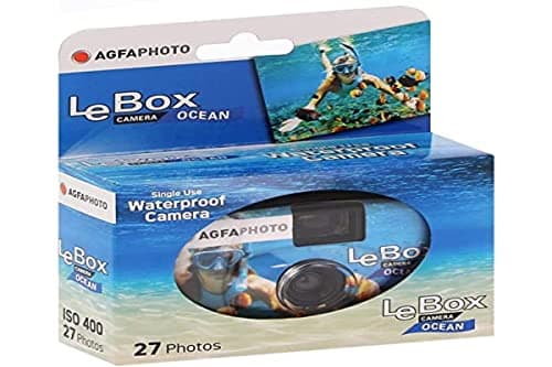 Image of AgfaPhoto LeBox Ocean 400 Disposable Cameras 27 Photos