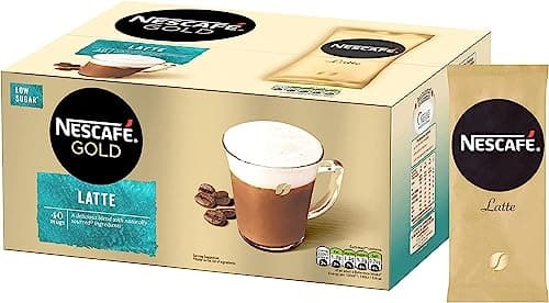 Image of NESCAFÉ Gold Latte Instant Coffee Sachets - 40 x 15.5g