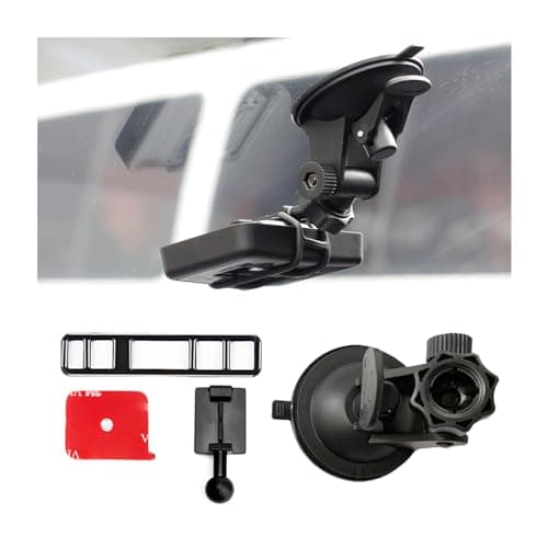 Image of JNNJ ETC Suction Cup Mount, Car Suction Cup for Dash Cam Holder, Perfect for Car Windshield and Window, Adjustable 360 Degree Angle Car Mount for Driving DVR Camera Camcorder GPS Action Cameras