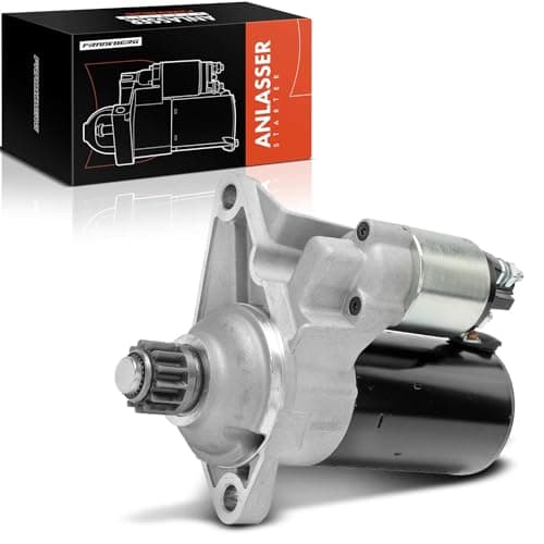 Image of Frankberg Starter Motor 2,2 KW Compatible with Polo 6C1 6R1 1.2L 2009-2024 Toledo IV KG3 1.0L 1.2L 2012-2019 Fabia II 542 545 1.2L 2010-2014 Petrol Replace# 02T-911-024J